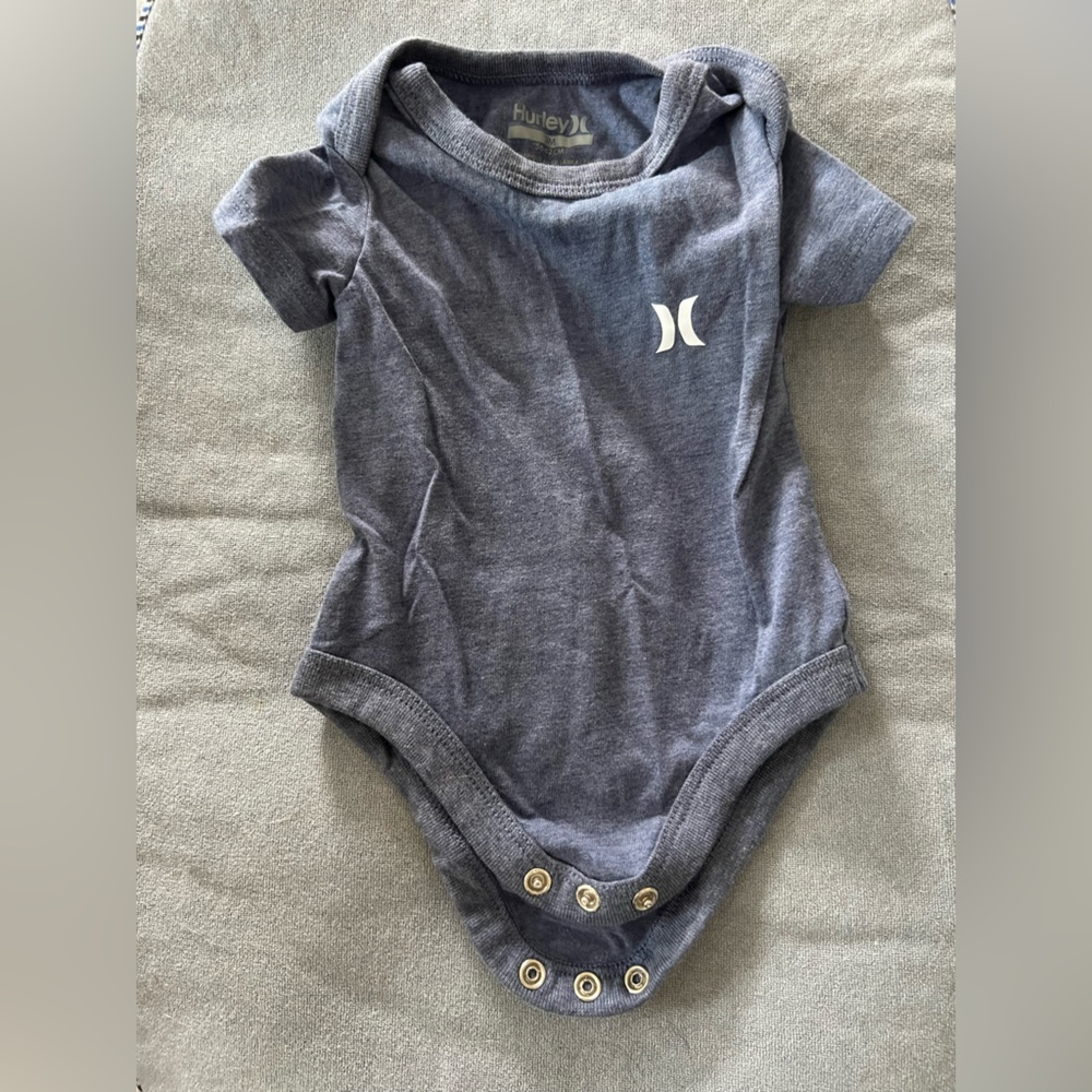 💕5 for $15: Hurley 0-3/3 month onesie